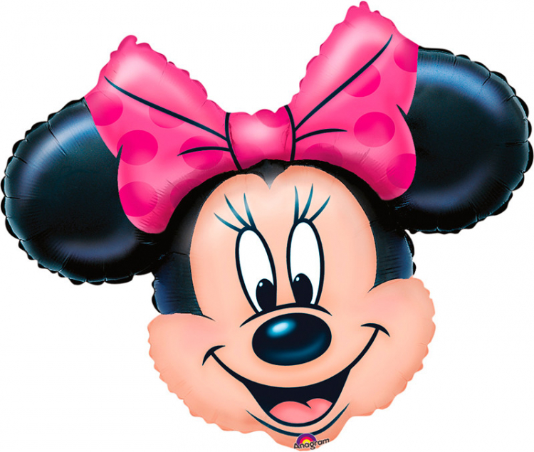 Шар Фигура, Минни Маус Голова / Minnie Mouse Head (в упаковке)