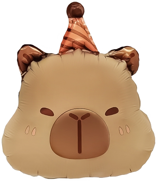 Шар Мини-фигура Капибара в колпачке